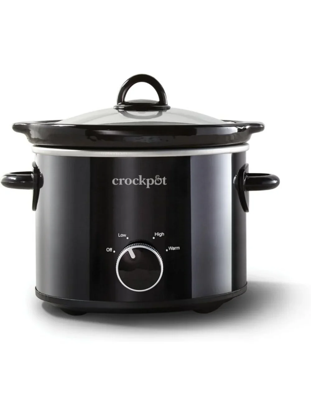Compact 2-Quart Slow Cooker for Small Meals, Dips & Sides - Removable Stoneware